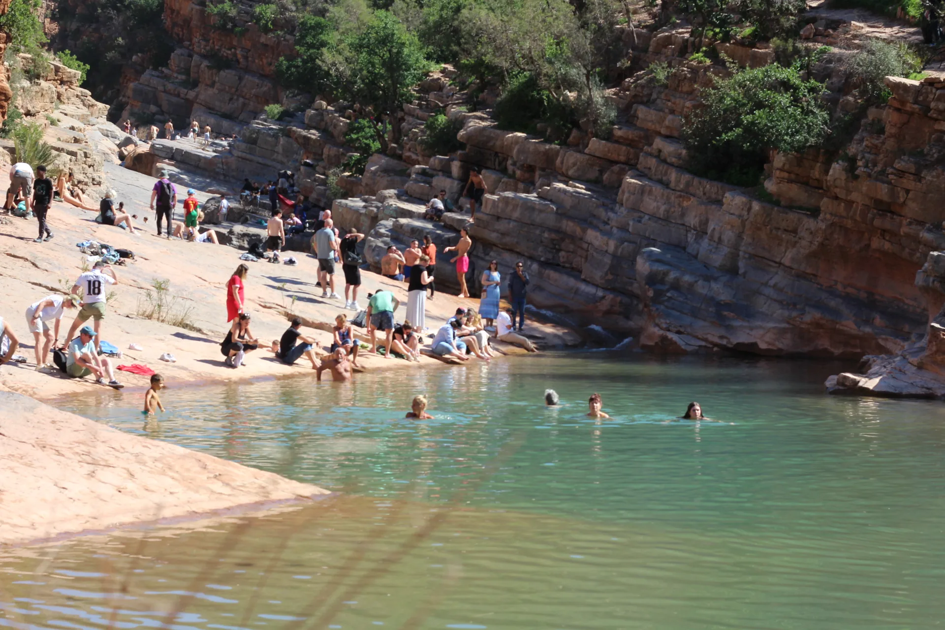 Paradise Valley mountain photo from Agadir day trip