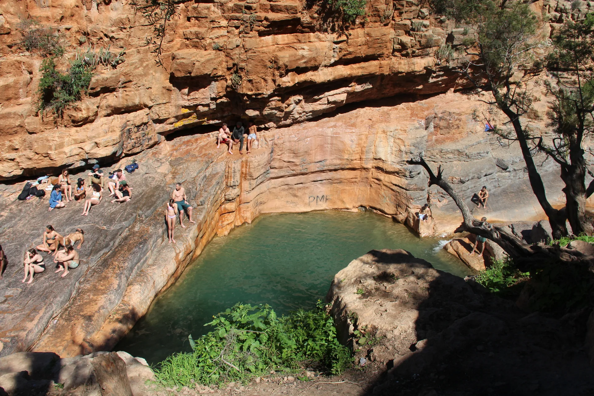 Paradise Valley local stop near Agadir Morocco