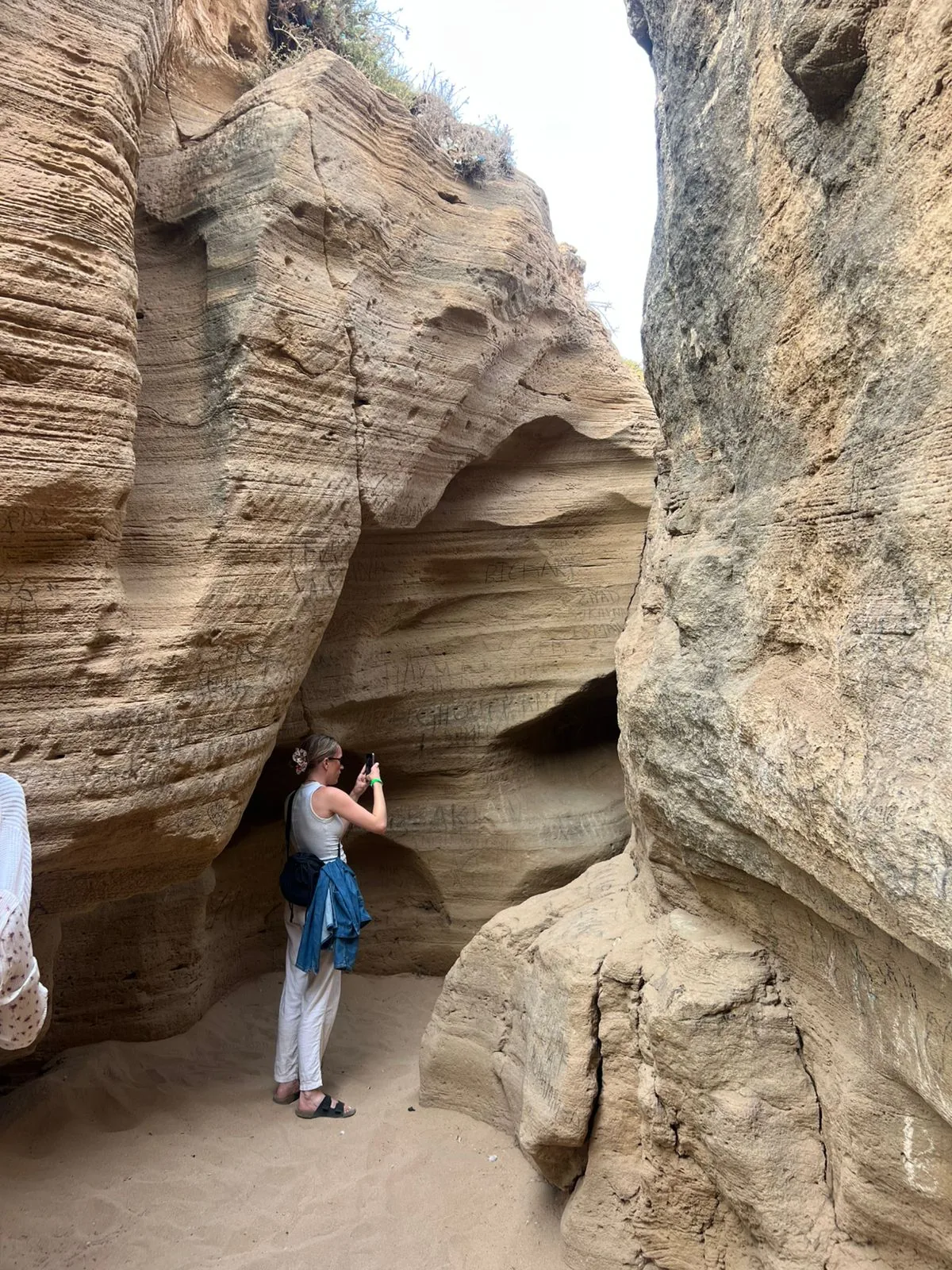 Canyon visit near Agadir on sandboarding tour