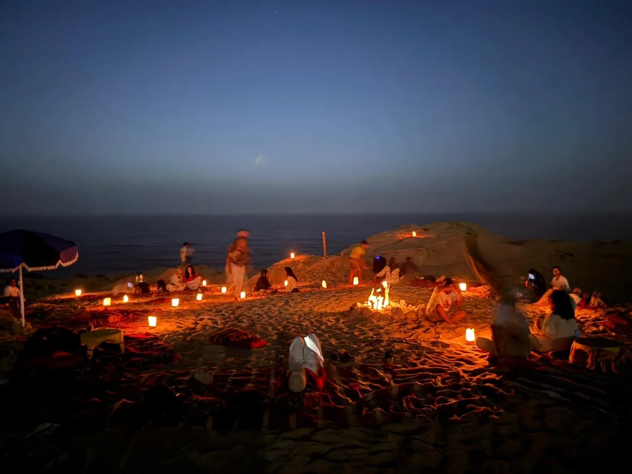 Traditional Moroccan dinner during Agadir sandboarding tour