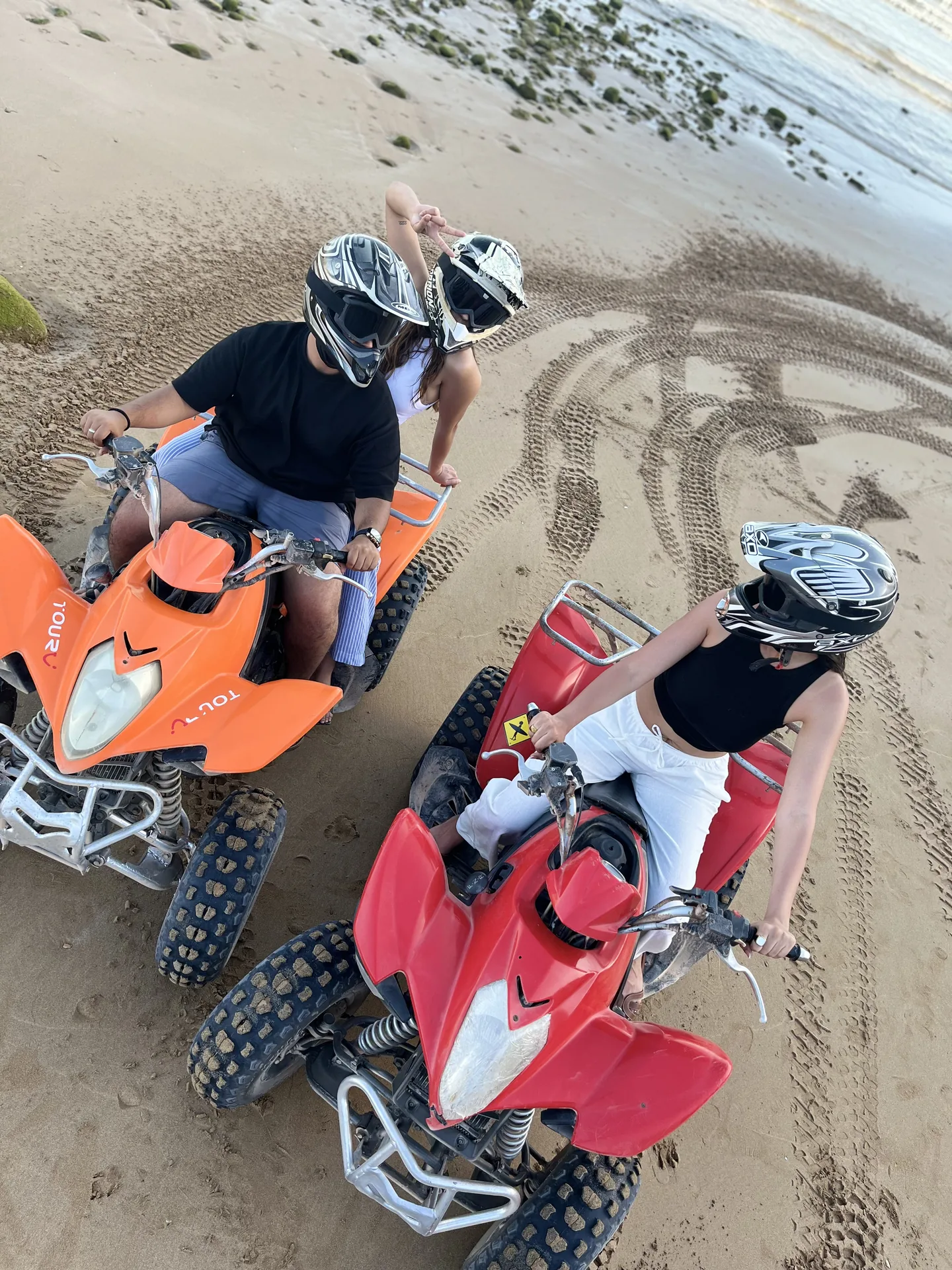 Quad bike sunset route near Agadir