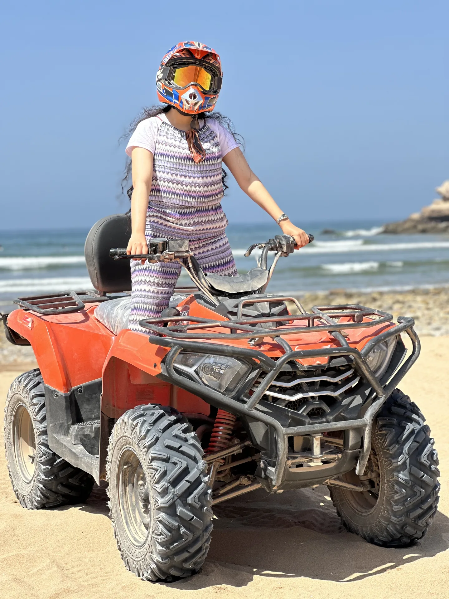 Quad bike group photo in Agadir Morocco